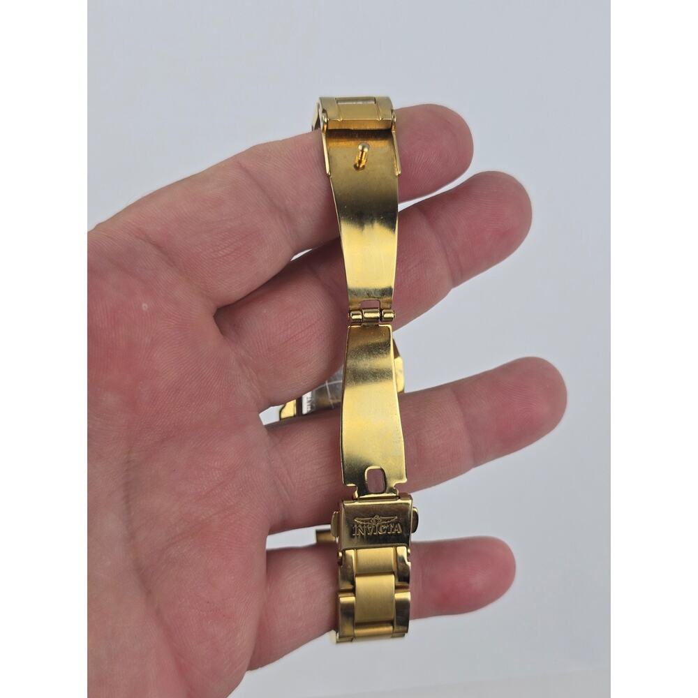 Invicta Muppets Kermit the frog Ladies gold tone Watch Limited Ed. fresh Battery - Picture 10 of 12